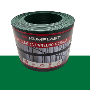 Kerítésszalag – Sötét erdőzöld (RAL 6005) – 190 mm